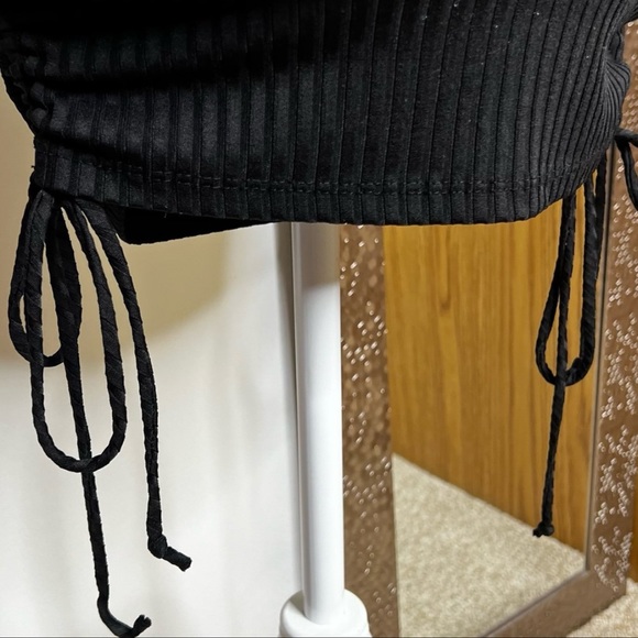 Fashion Nova Smooth Talking Rib Skirtall Dress - Black - Picture 6 of 10